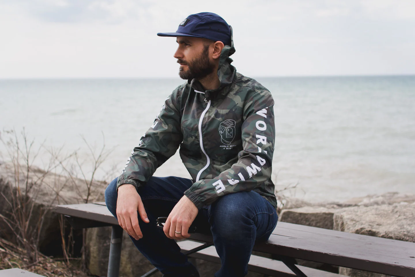 Armed With A Mind Windbreaker - Image 3