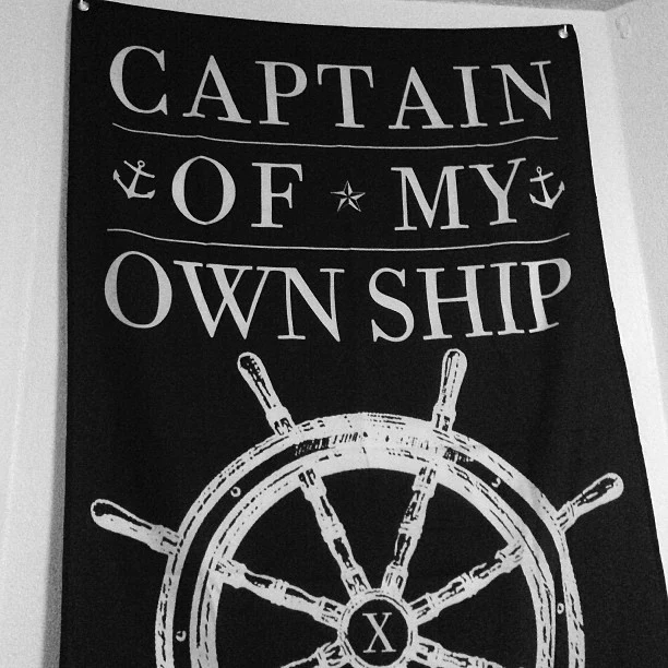 Captain Of My Own Ship Banner - Image 4