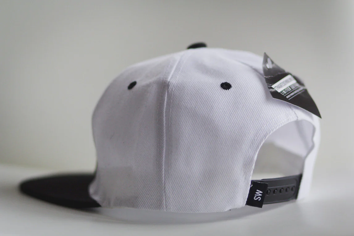 Drug Free Snapback in White - Image 4
