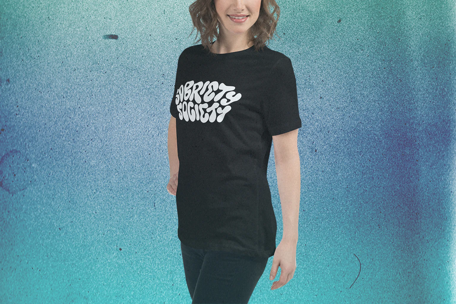 Ladies Sobriety Society Logo Tee - Image 3