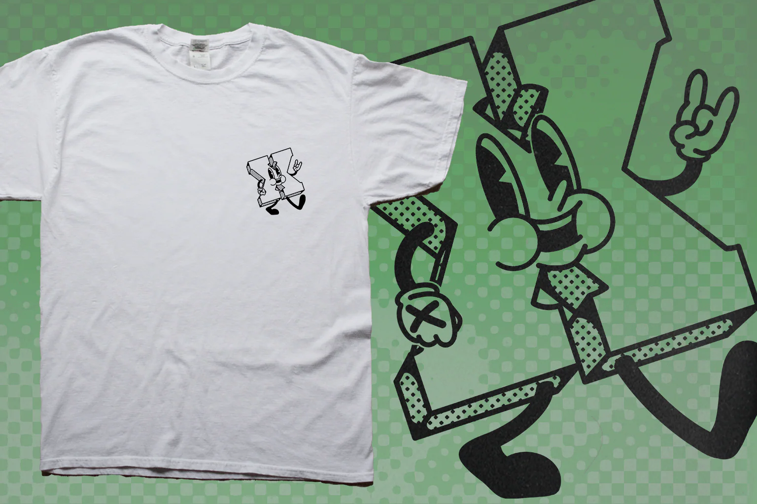 Ladies Straight Edge Man Tee - Image 4