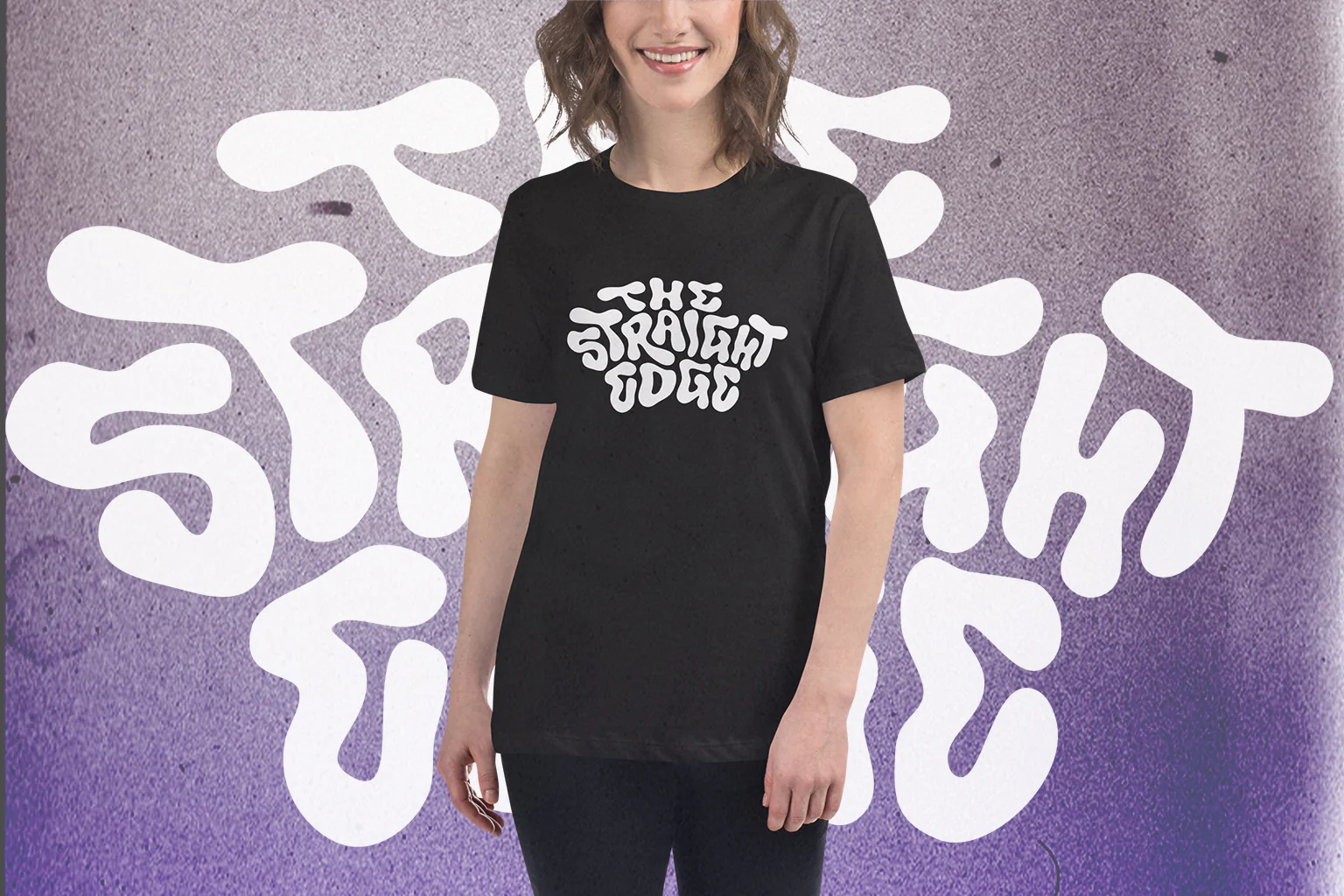 Ladies The Straight Edge XwavyX Tee - Image 3