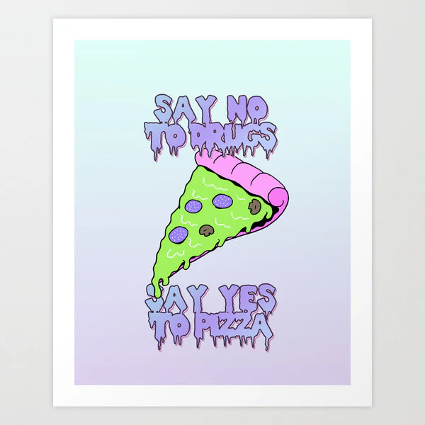 Say Yes To Pizza Print - Image 3