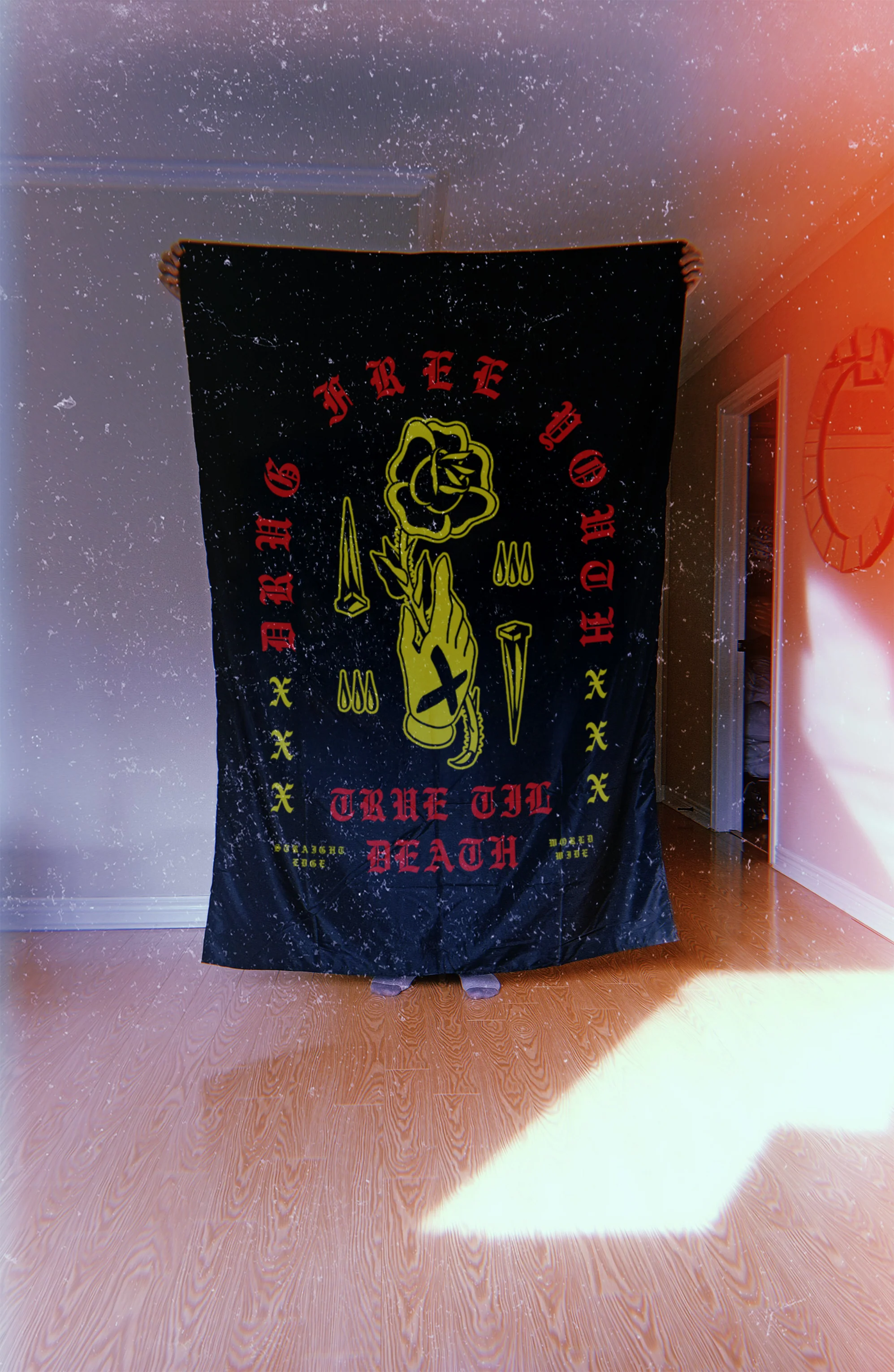 Rose In Hand Drug Free Youth Banners - Image 4