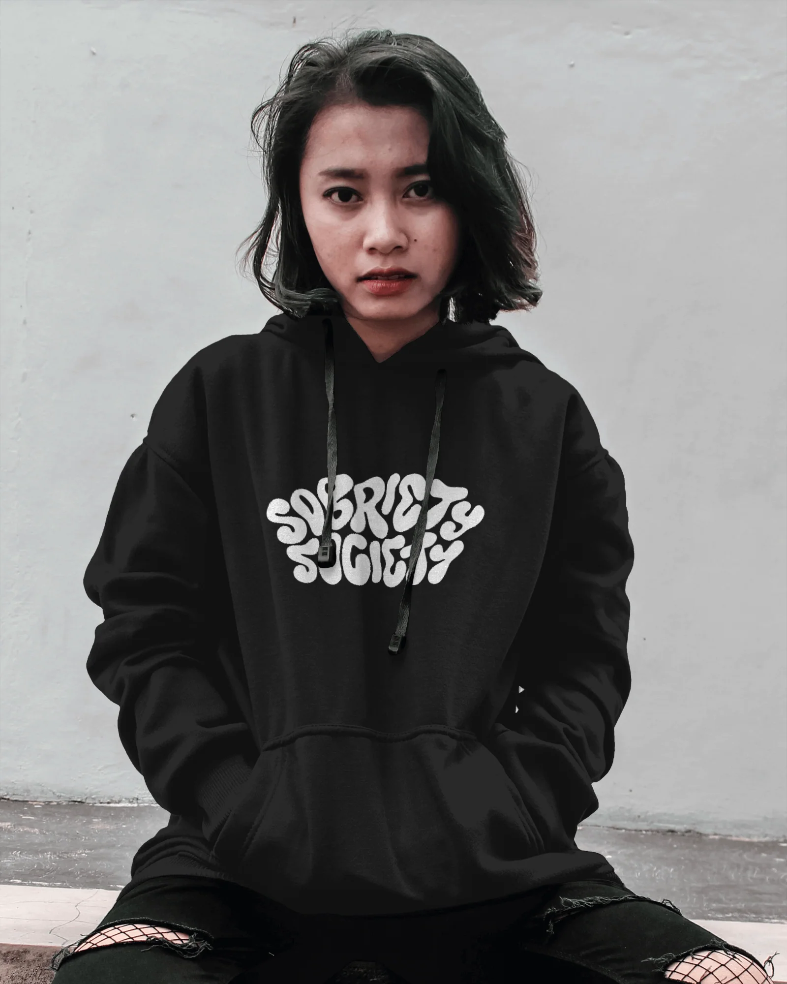 Sobriety Society Logo Hoodie - Image 3
