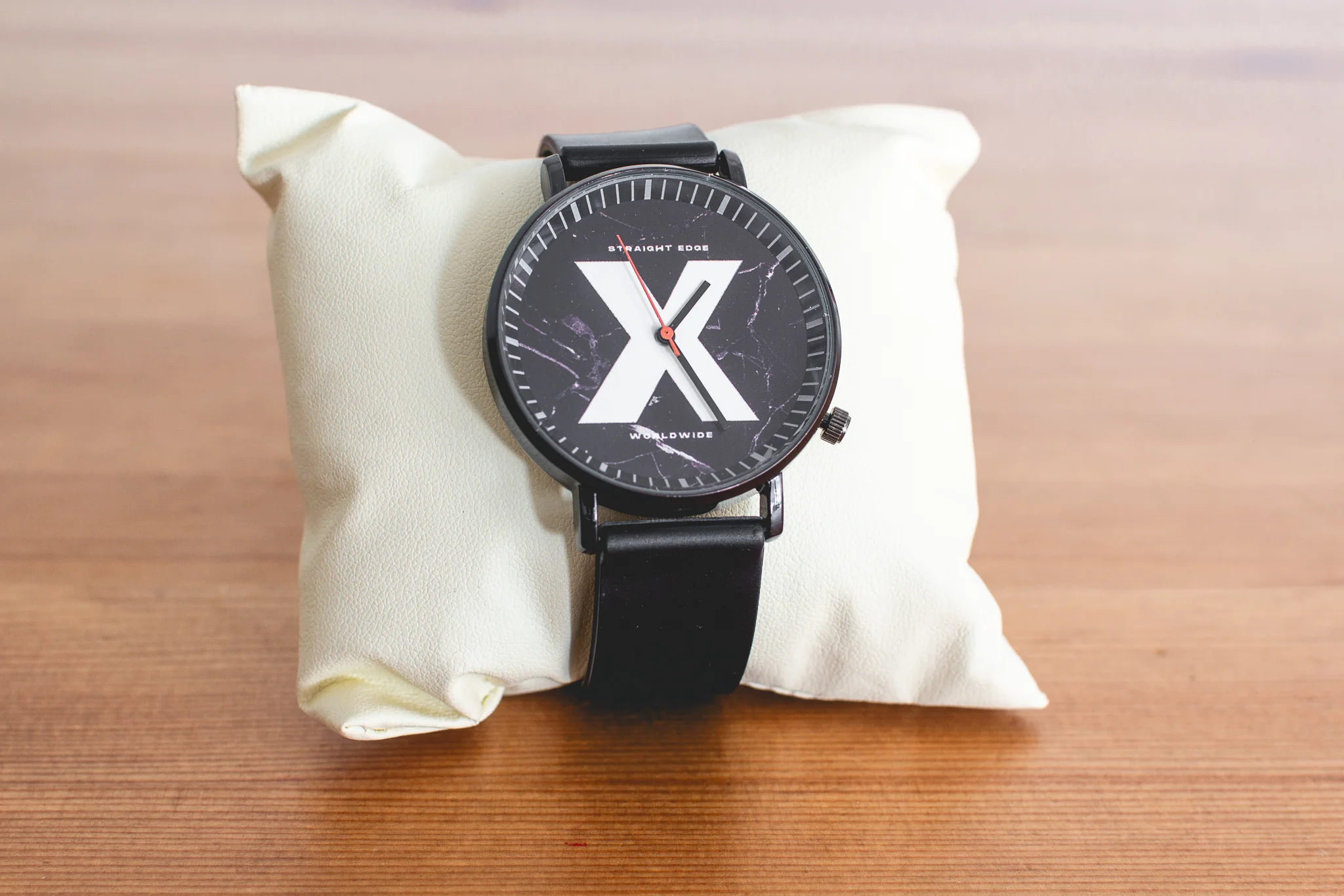 Straight Edge X Watch in Black Marble - Image 3